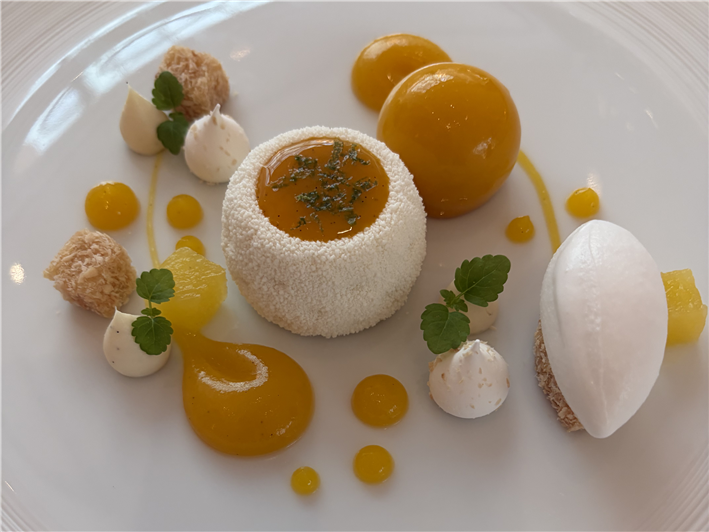tropical fruit dessert